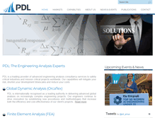 Tablet Screenshot of pdl-group.com